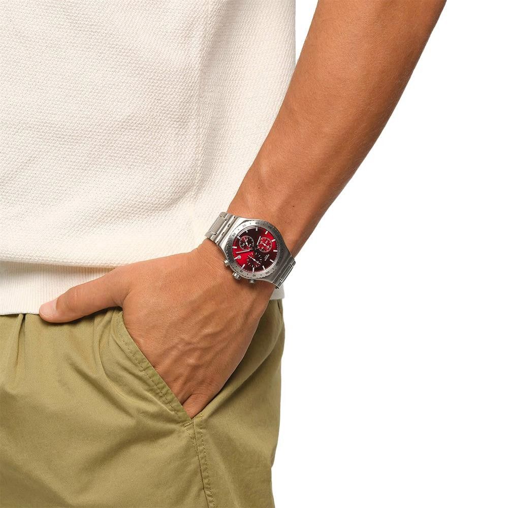 Orologio Swatch New Irony Chrono The October Collection Purple Irony