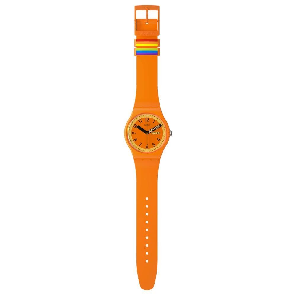 Orologio Swatch Pride 2023 New Gent Proudly Orange