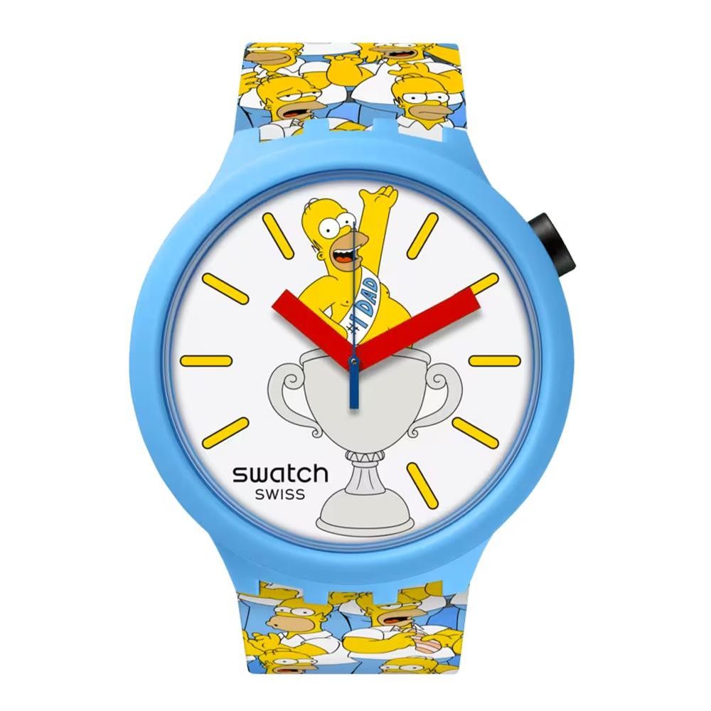 Orologio Swatch Simpsons Big Bold BEST. DAD. EVER