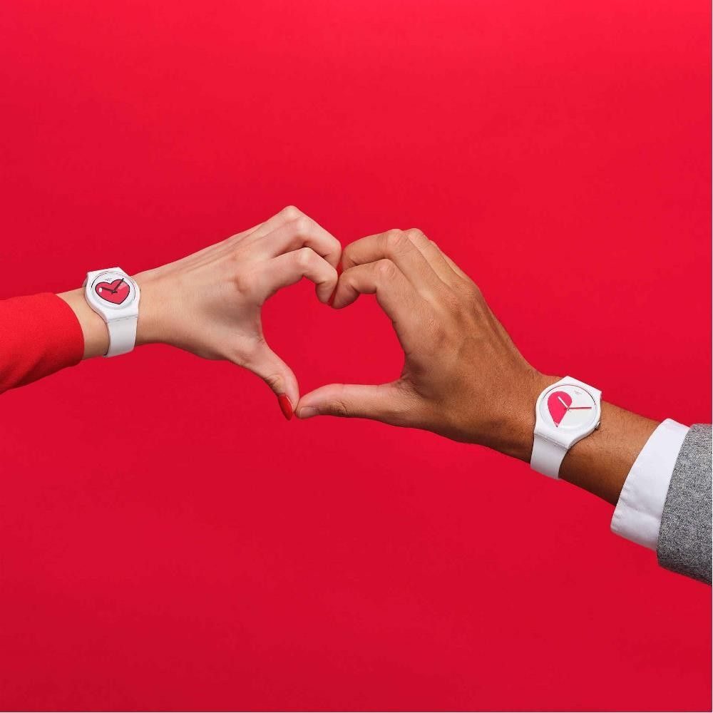 Orologio Swatch Valentine's Day HALF <3 RED