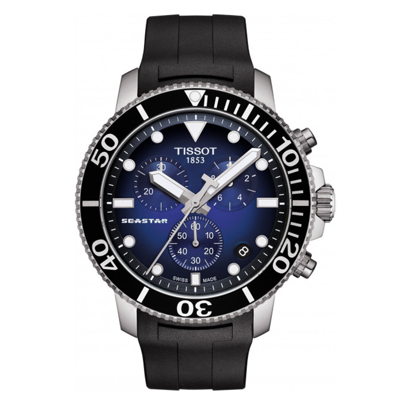 Orologio Tissot Seastar 1000 chrono quartz blu
