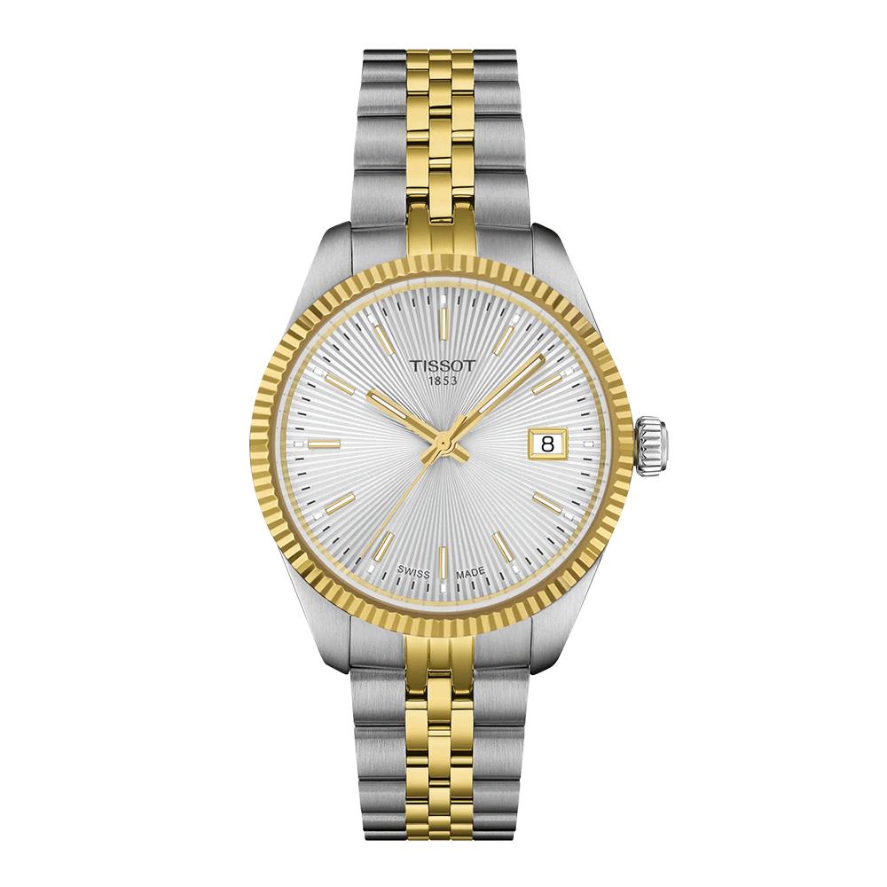 Orologio Tissot T-Classic Ballade Yellow Silver Dial 34 mm