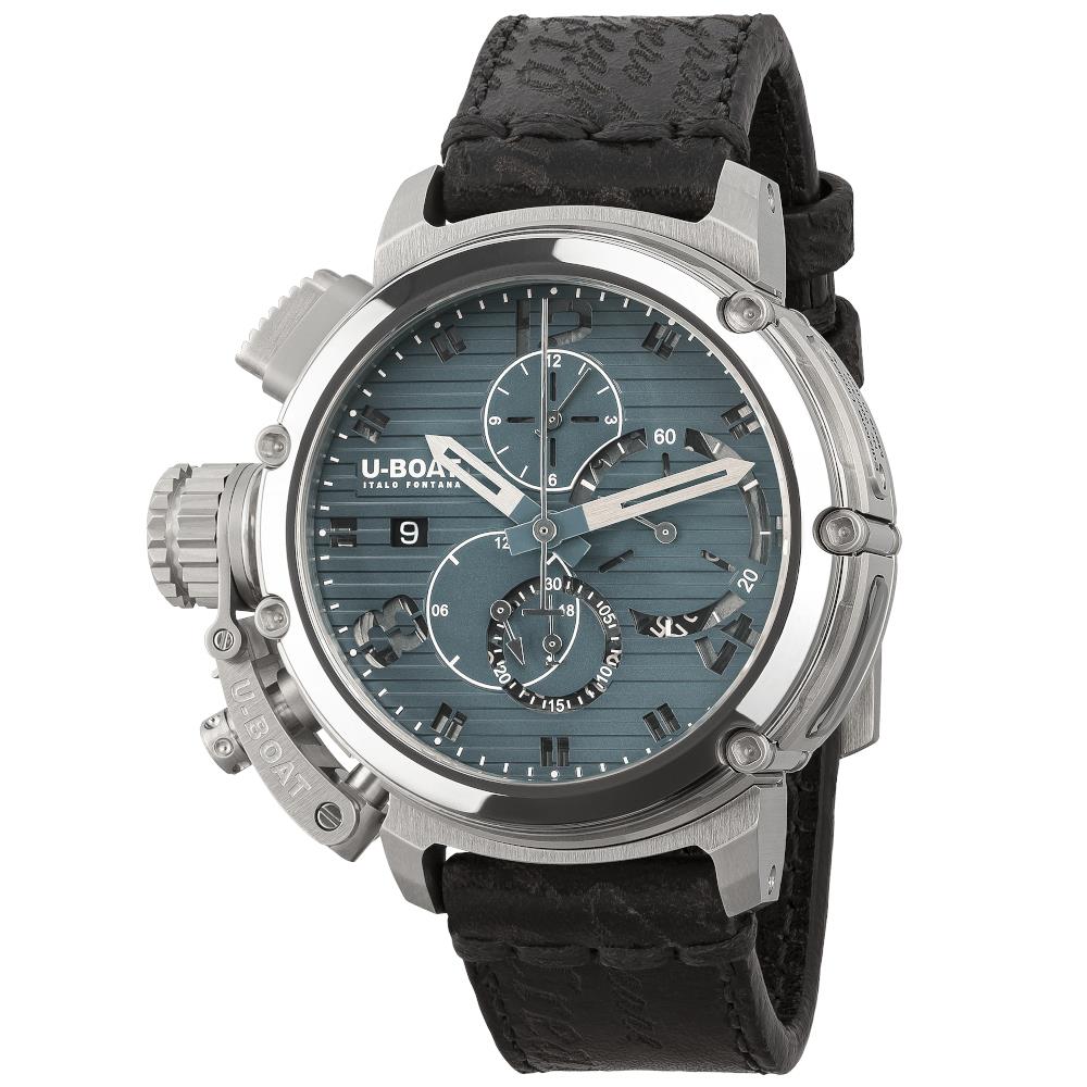 Orologio U-Boat Chimera 46mm Chrono Ss Blu