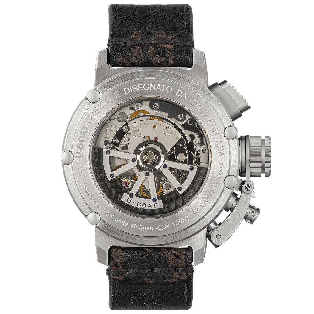 Orologio U-Boat Chimera 46mm Chrono Ss Blu
