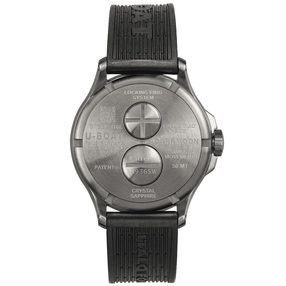 Orologio U-Boat Darkmoon Blue SS Soleil