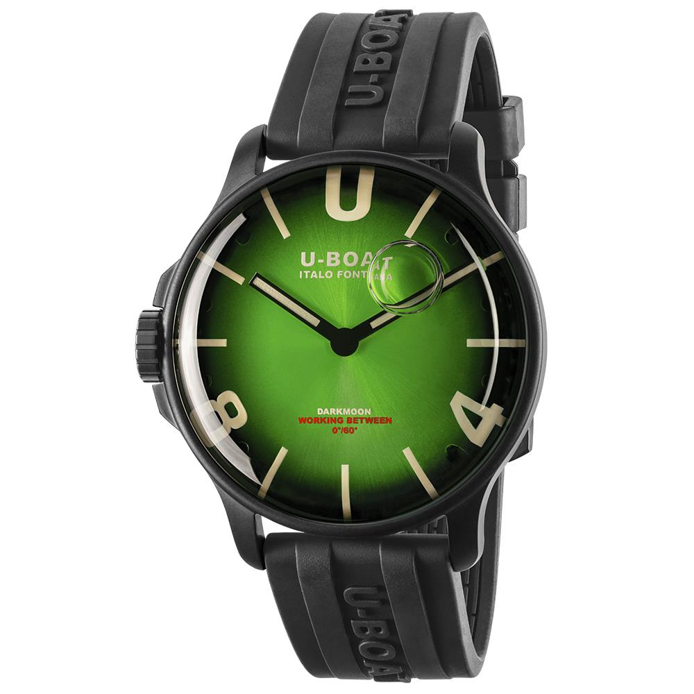 Orologio U-Boat Darkmoon Green Pvd Soleil