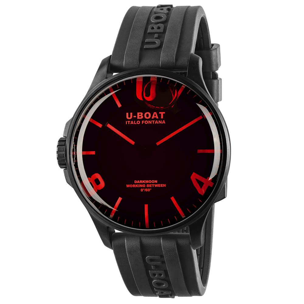 Orologio U-Boat Darkmoon Red Glass Pvd
