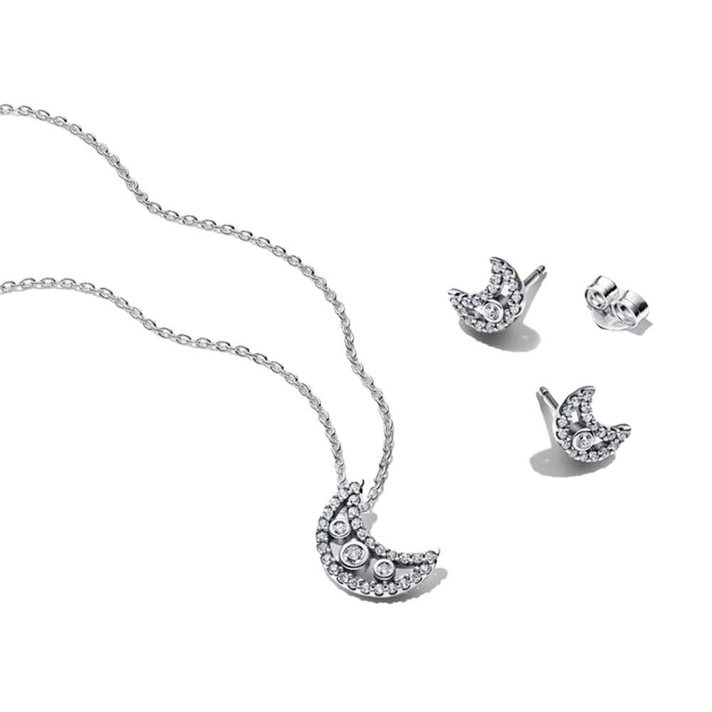 Parure Pandora Luna Crescente Luminosa