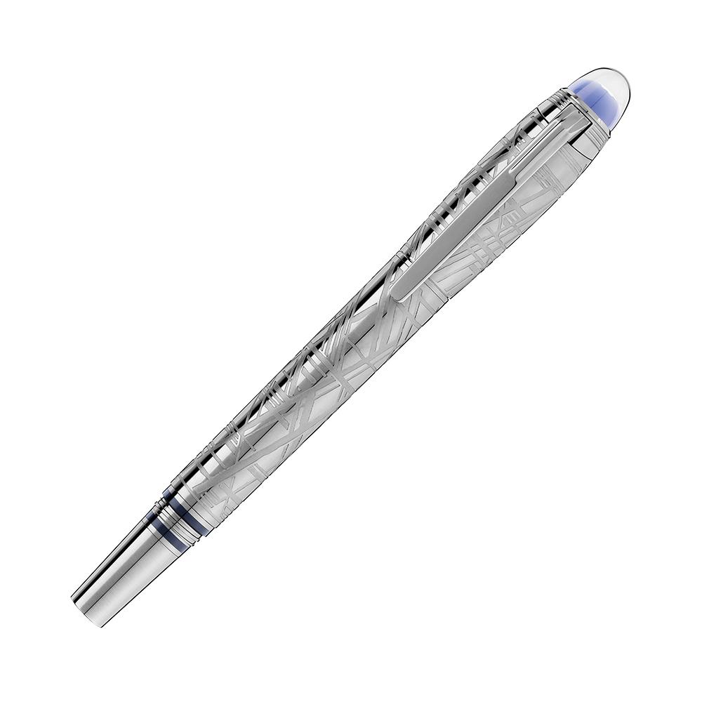 Penna Montblanc Starwalker Spaceblue Stilografica Metal (F)