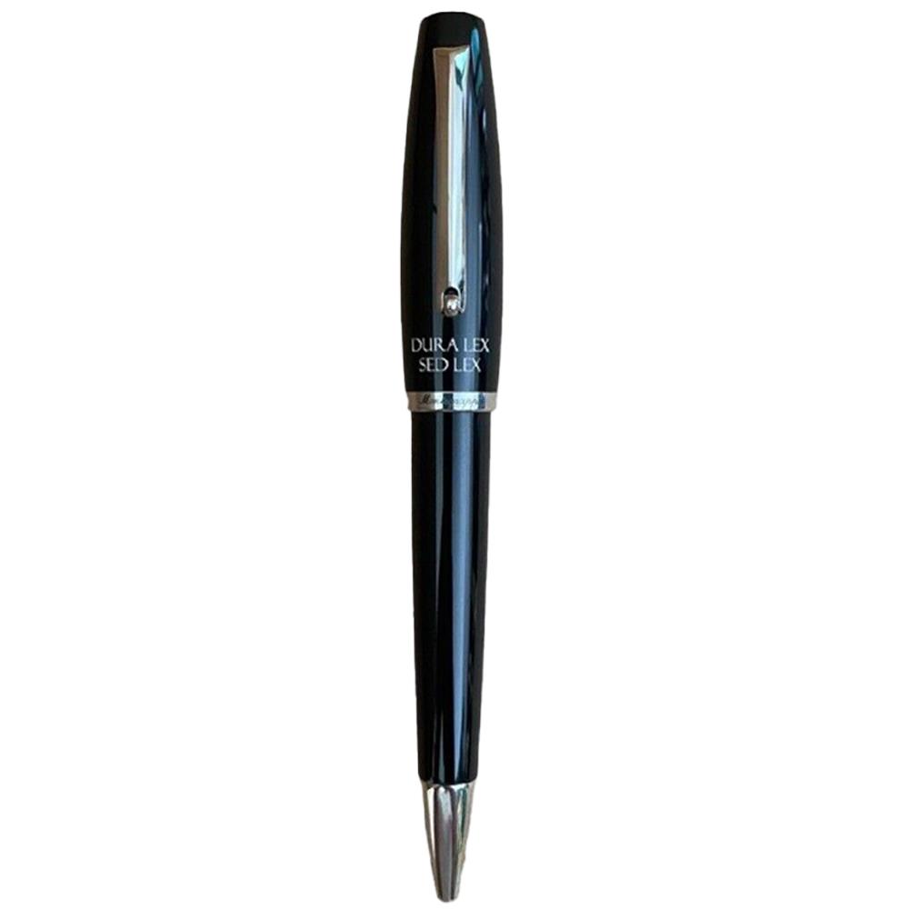 Penna Stilografica Montegrappa Manager Lex et Lustitia Black Sfera a Rotazione