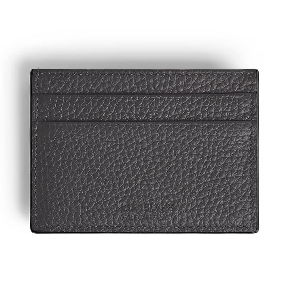 Portacarte Montblanc 5 Tasche in Pelle con Grana