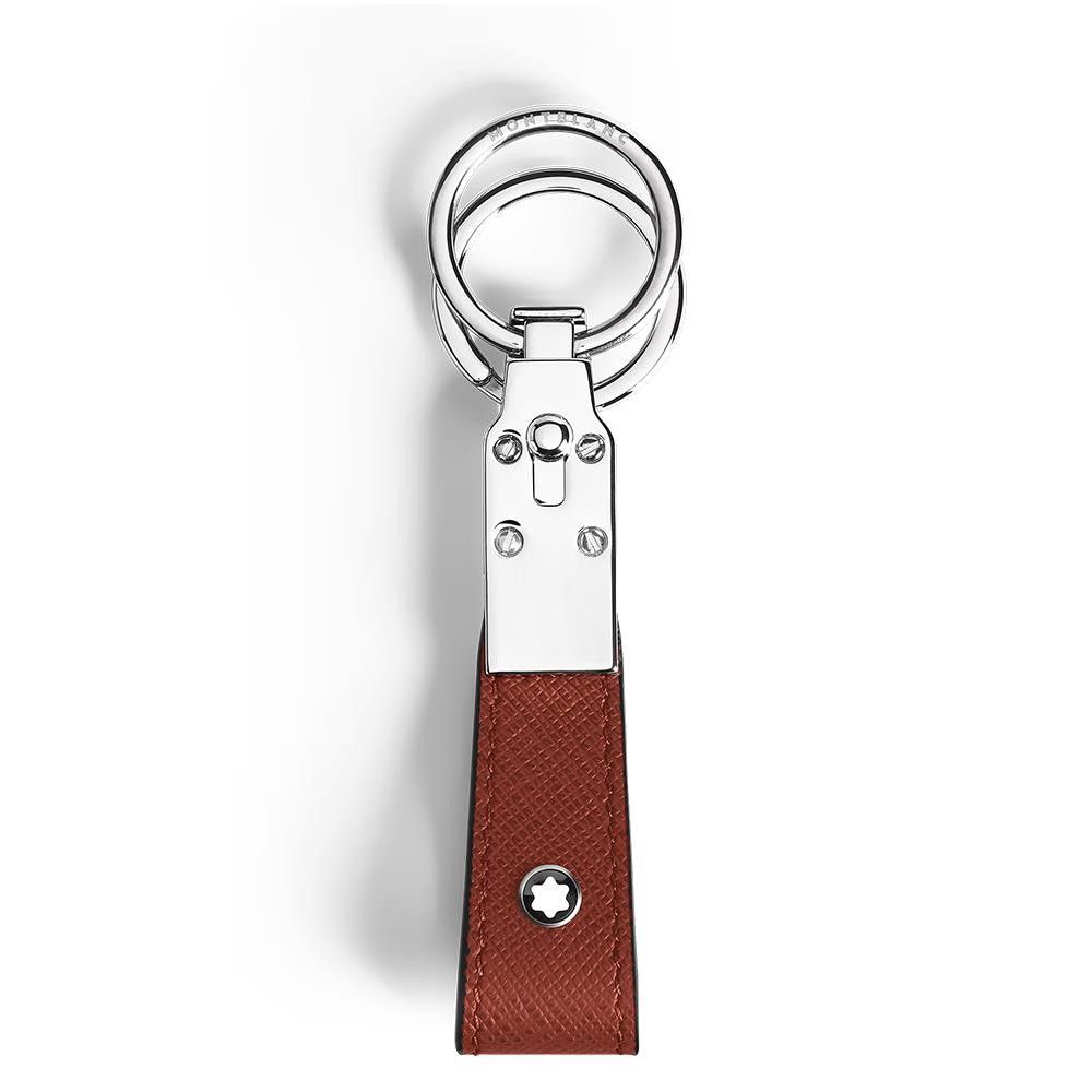 Portachiavi Monblanc Sartorial ad anello in pelle