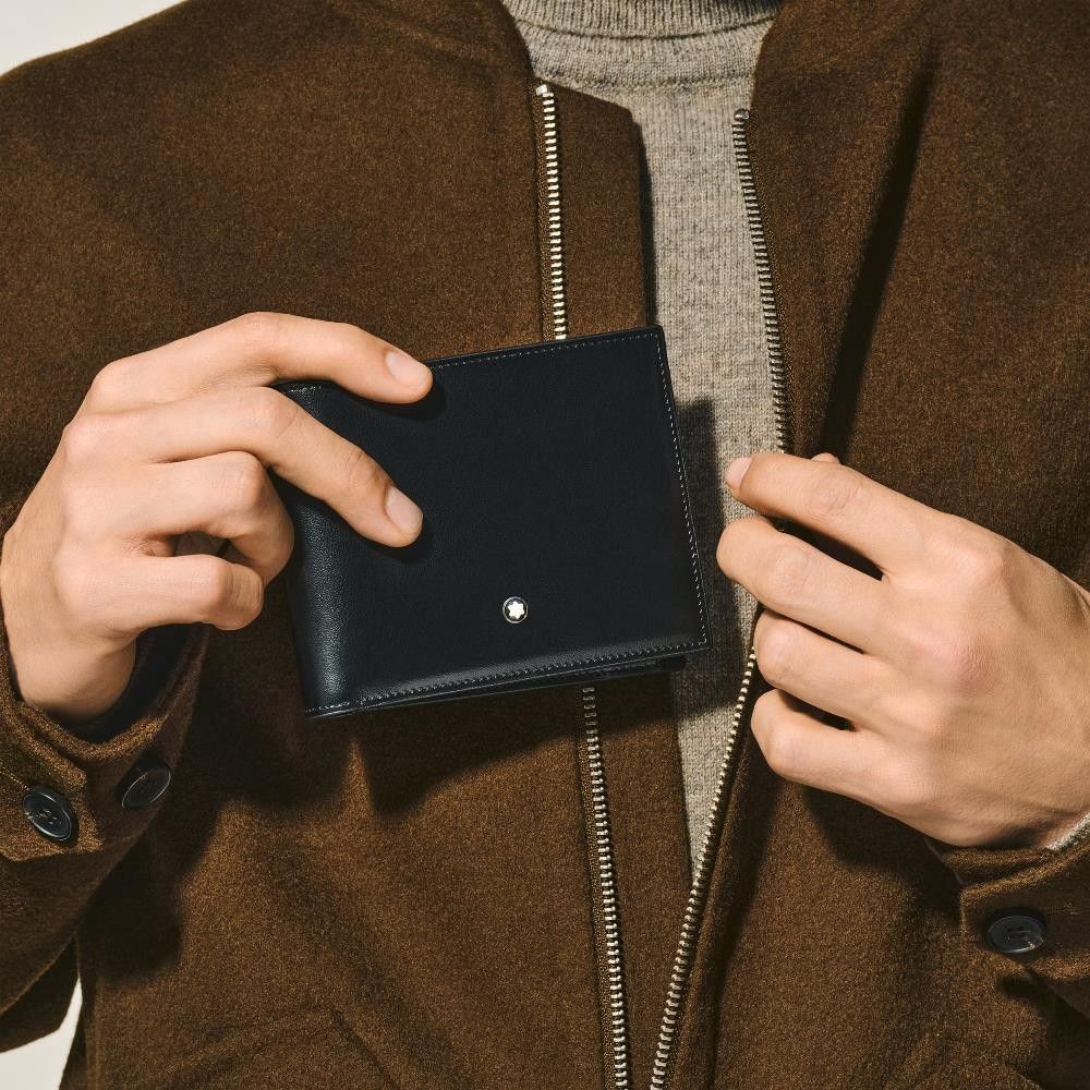 Portafoglio Montblanc Meisterstück 10 Tasche con Portamonete in Pelle