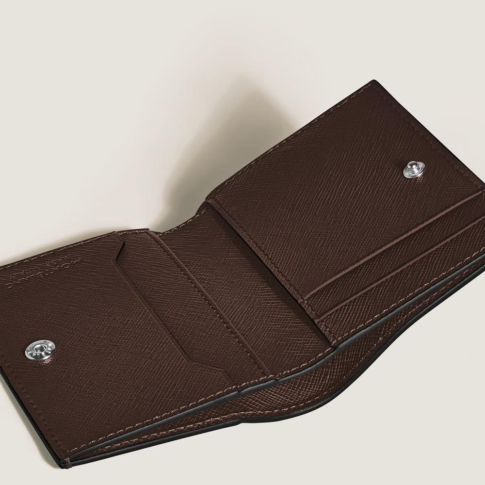 Portafoglio Montblanc Sartorial Mini 4 Tasche in Pelle
