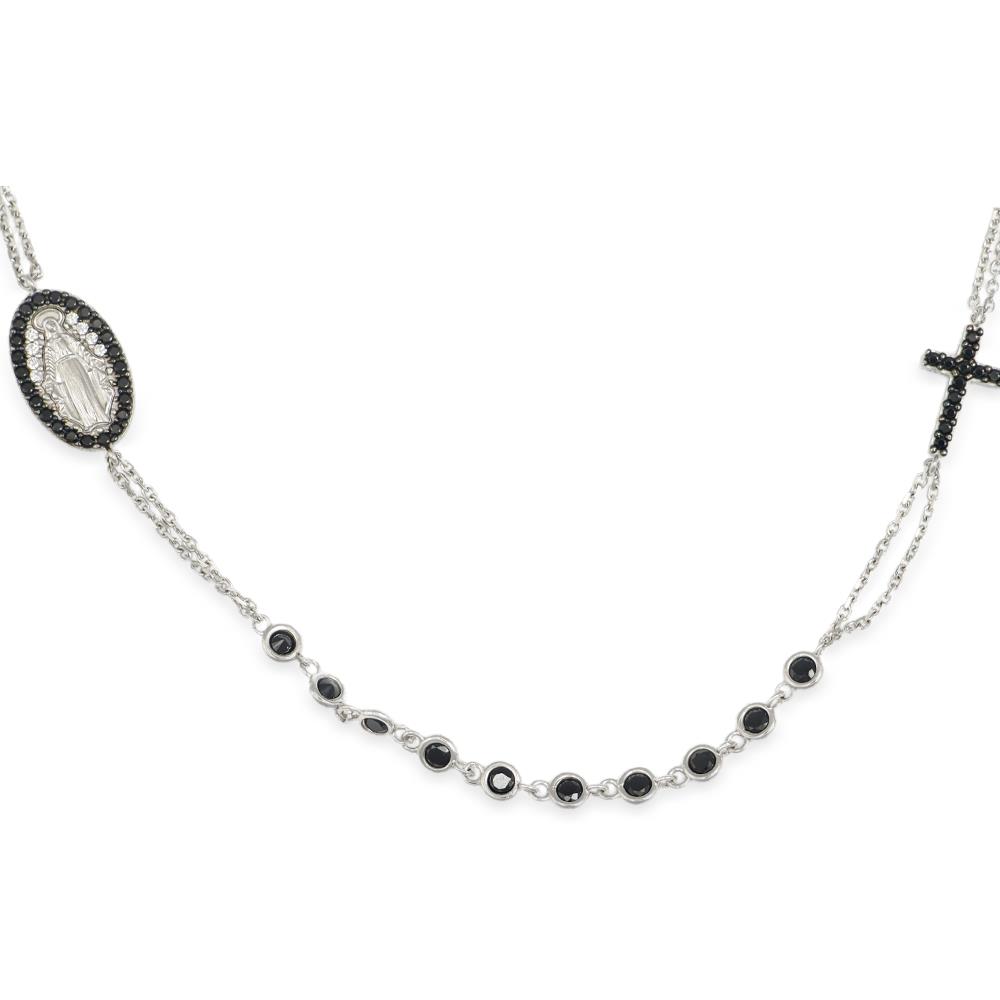 Rosario in Oro bianco 18 kt