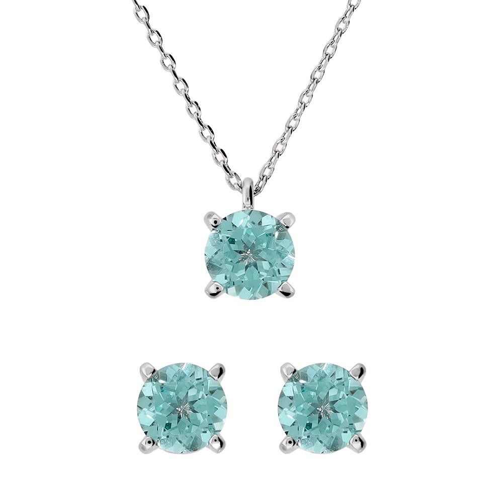 Set Bronzallure Collana + Orecchini a Bottone Punto Luce