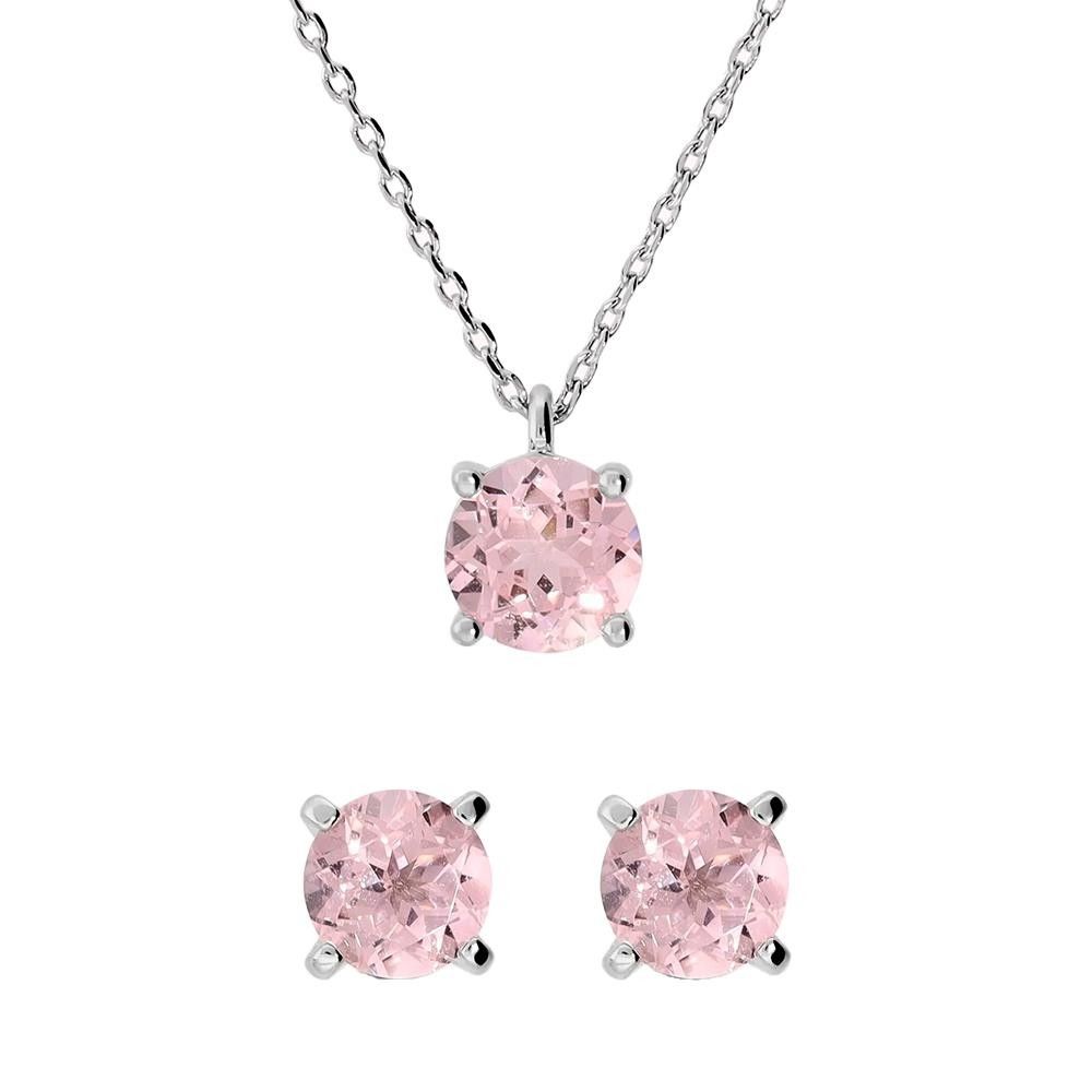 Set Bronzallure Collana + Orecchini a Bottone Punto Luce