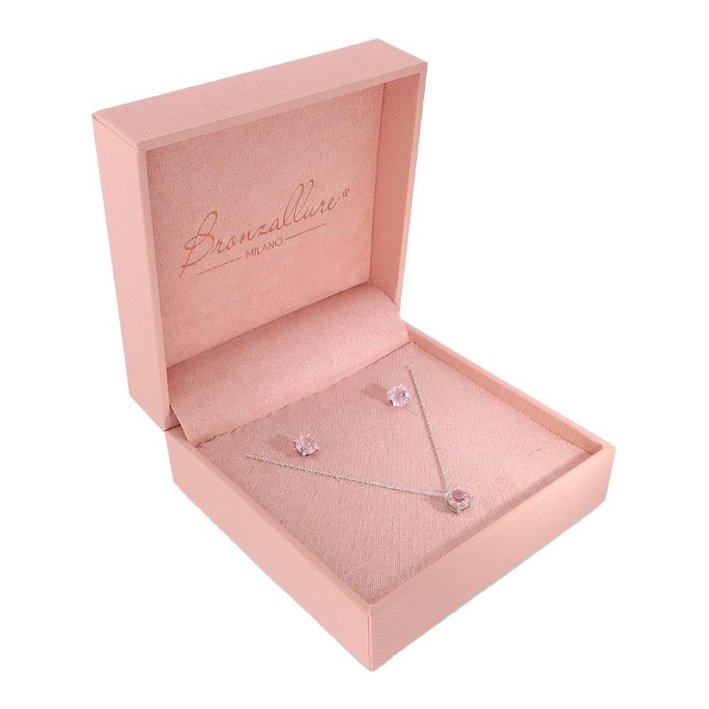 Set Bronzallure Collana + Orecchini a Bottone Punto Luce