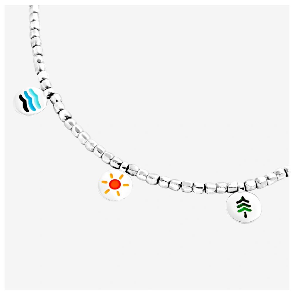 Set Dodo piastrine wwf argento & smalto